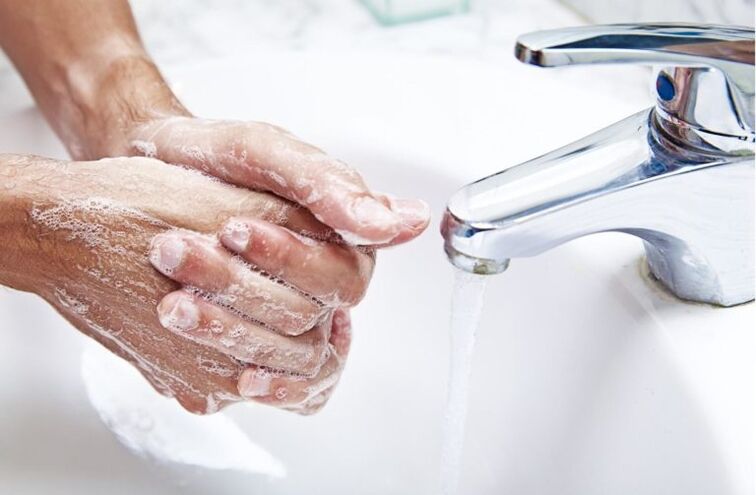 wash your hands to prevent parasitic infections