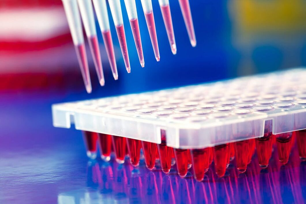 immunological blood test for parasites